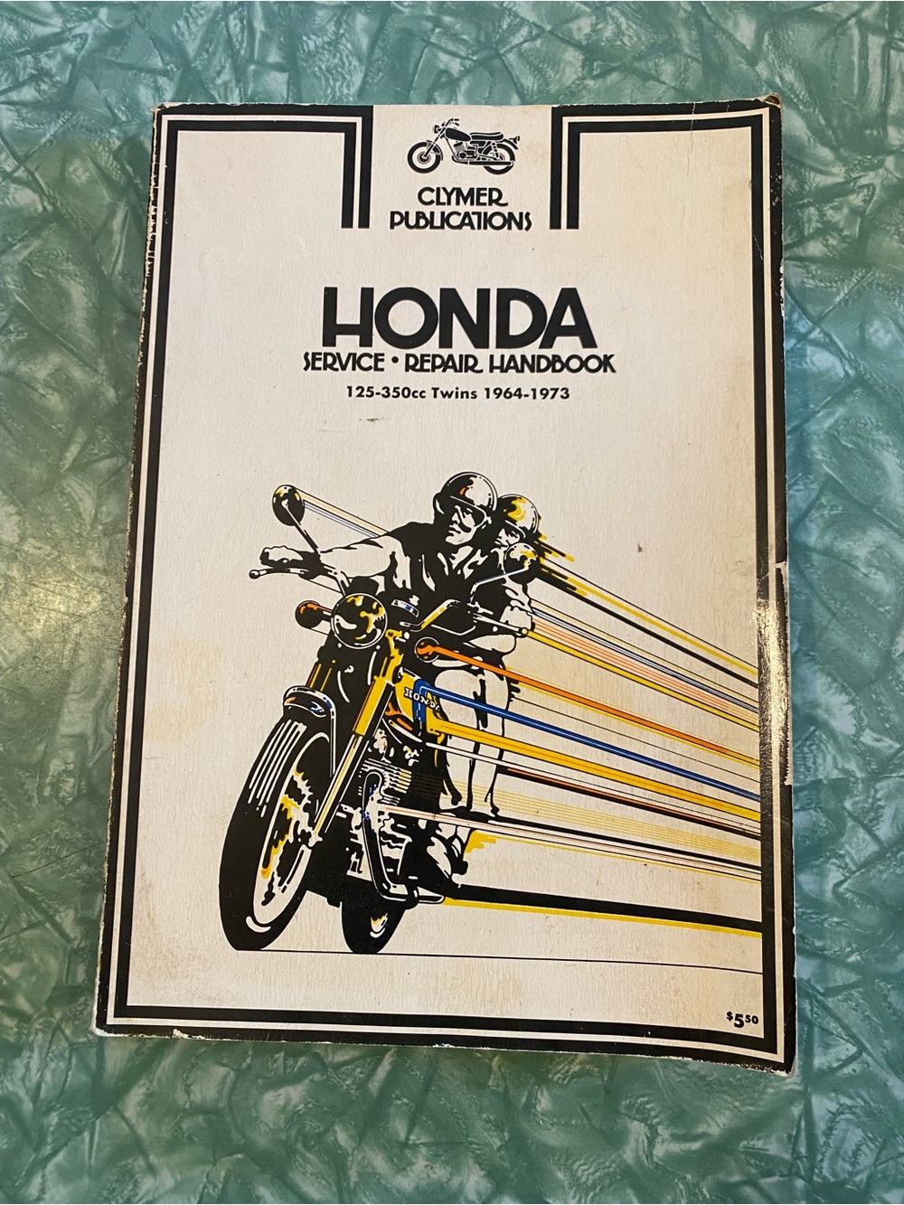 Vintage Clymer Service Repair Manual For Honda 125-350 cc Twins 1964-1973